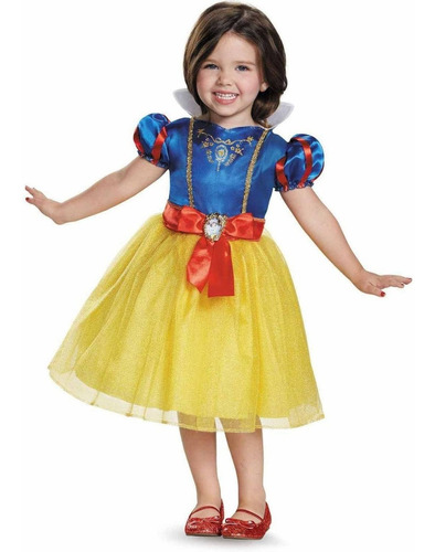 Disfraz Para Niña De Blancanieves Talla Medium(3t-4t)-