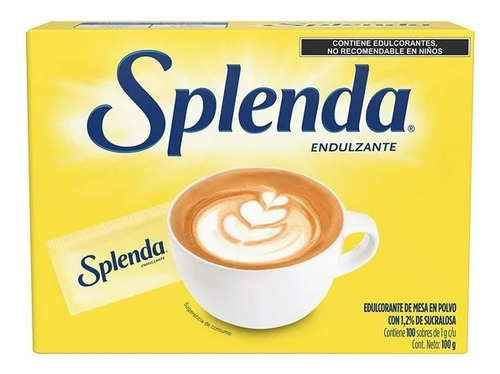 Endulzante Splenda Caja Con 100 Sobres De 1 G