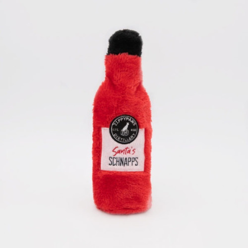 Juguete Con Sonido Para Perro. Caja De 3 Bebidas Navideñas Color Verde Diseño bebidas navidad