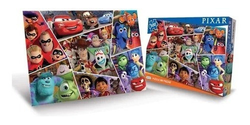 Rompecabezas Gigante 500 Piezas Pixar Puzzle Licencia
