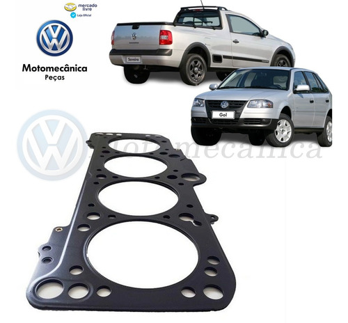 Junta Cabeçote Aço Ap 1.6 1.8 Original Gol Saveiro Oferta Vw