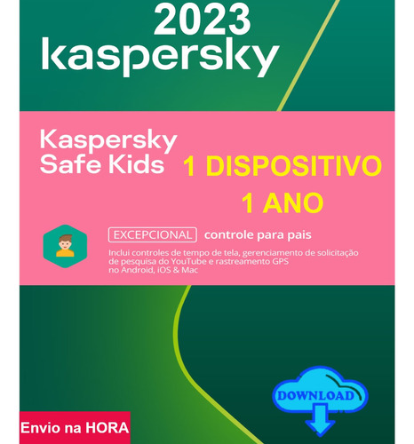 Kaspersky Safe Kids - 1 Dispositivo - 1 Ano