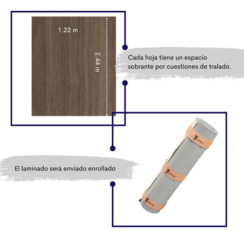 Formaica Nogal Neo Texturizada 1.22 M X 2.44***
