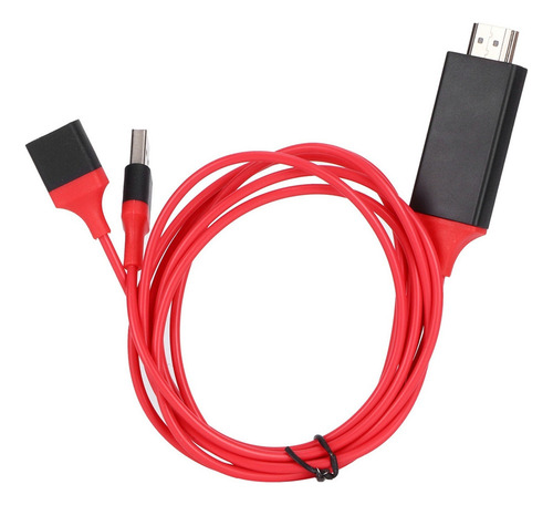 Cable Adaptador Usb Macho Y Hembra A Hdmi Hdtv 1080p Av L