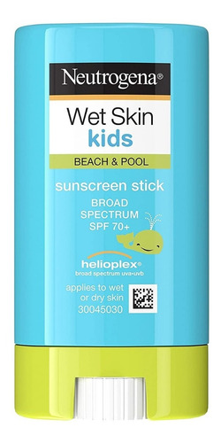 Bloqueador Solar Neutrogena Wet Skin Kids Spf 70+ Beach Pool