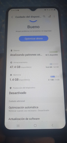Celular Samsung A03 Liberado Sin Fallas 64 Y 4 De Ram,android 13 (Usado)