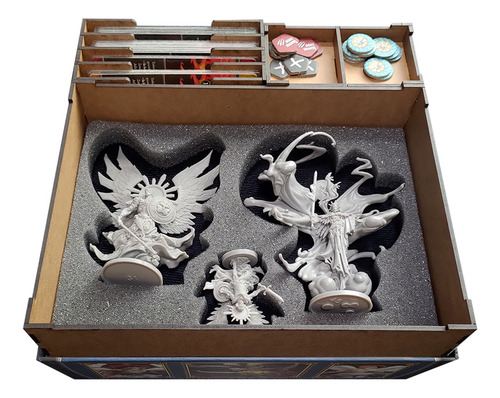 Organizador (insert Mdf) Para Massive Darkness 2: Heavenfall