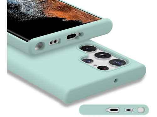 Estuche Funda Silicone Case Compatible Para S22 Ultra