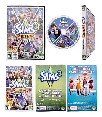 The Sims 3 Ambitions Expansion Pack Pc (Reacondicionado)