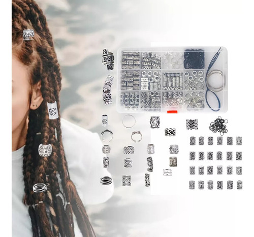 180 X Dreadlocks Beads Dread Locks Cabello Trenzado