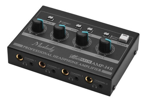 Amplificador De Audífonos P2 P10 Distributor 8 Canales