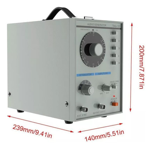 10hz-1mhz Fuente De Señal De Audio Baja Frecuencia Generador