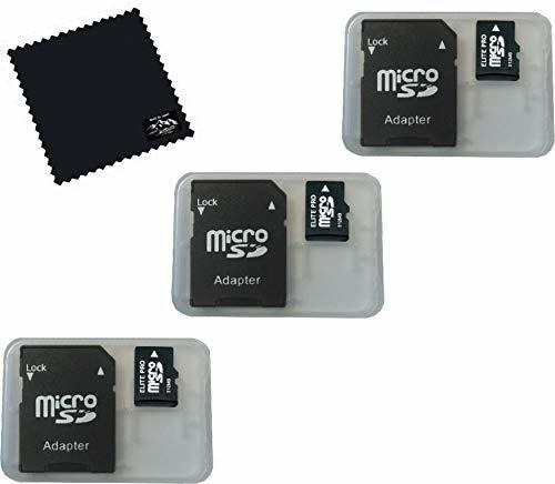 3 Memoria Micro Sd 512 Mb Adaptador Sdhc Tf Microsd Para