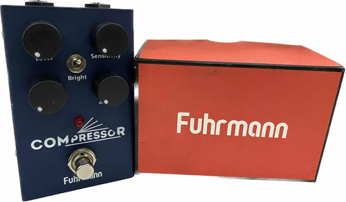 Pedal Fuhrmann Guitarra Compressor Cm10 Novo Original