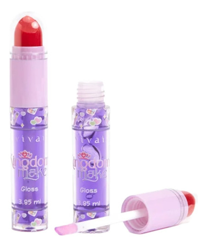 6 Gloss Liquido Efeito Magico Sortido Labial Muda Cor Ph