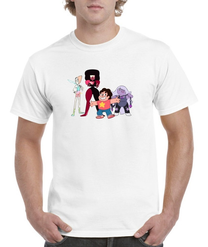Camisas Para Hombre Blancas Steven Universe Amigos