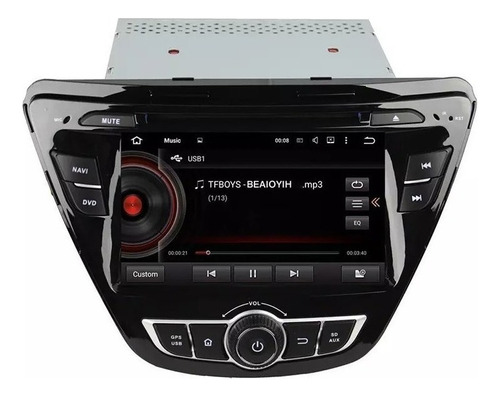 Estéreo Hyundai Elantra 2015-2016 Dvd Gps Touch Hd Bluetooth