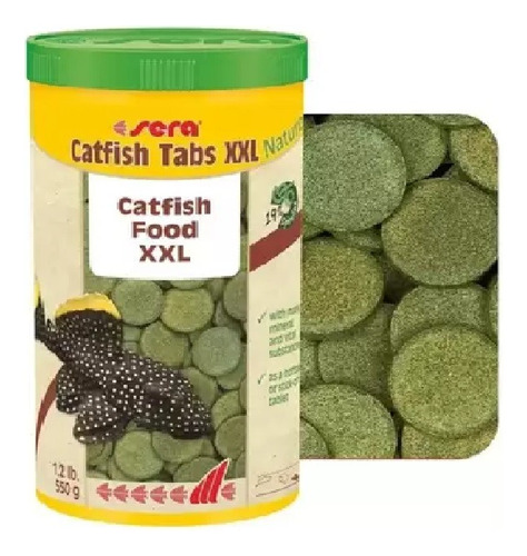 Sera Catfish Tabs 550g Xxl Peixes Fundo Cascudos Botias 