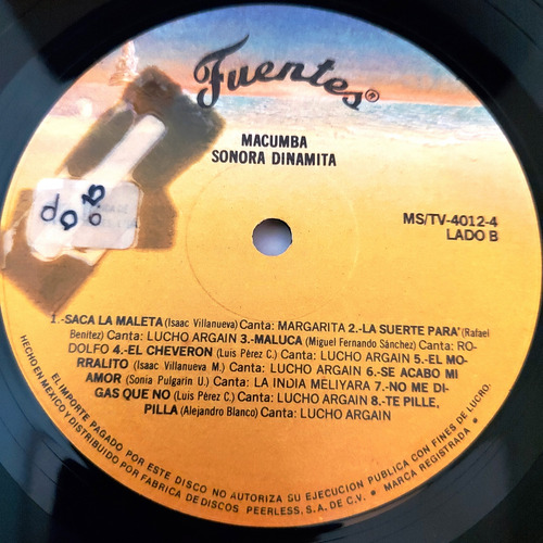 Sonora Dinamita - Macumba Lp (Usado)
