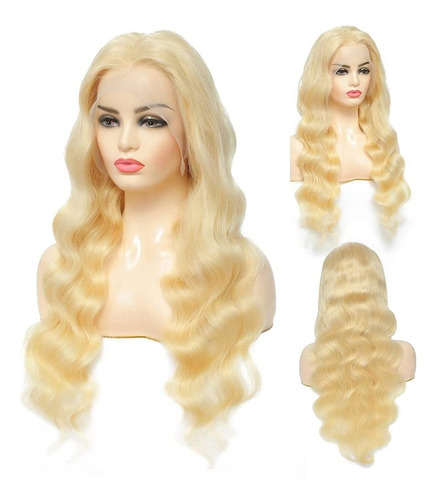 613 Body Wave Lace Front Peluca   10a Brasileño 13x4 R...