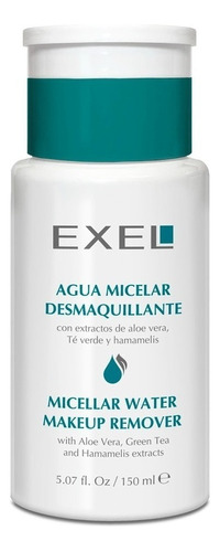 Agua Micelar Desmaquillante Aloe Vera Y Te Verde Exel 150 Ml