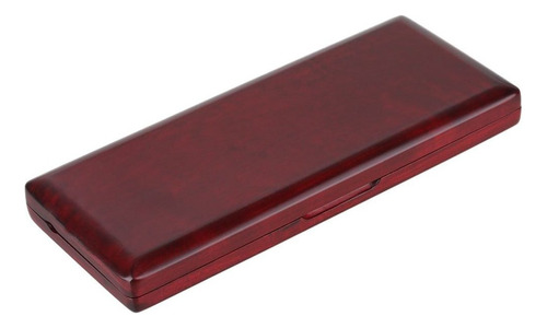 Bqlzr Rojo Madera Bassoon Reed Caja Para 10 carrizos Hold