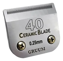 Comprar Lâmina De Tosa 40 0,25mm Gruum Compatível com Máquina De Tosa Andis AGC2 Oster A6 Wahl KM10 KM5 KM2 Romeo Propetz Pluma Precisionedge ARC2 - Lamina Tricotomia Lamina Andis 40 Lamina 40 Andis