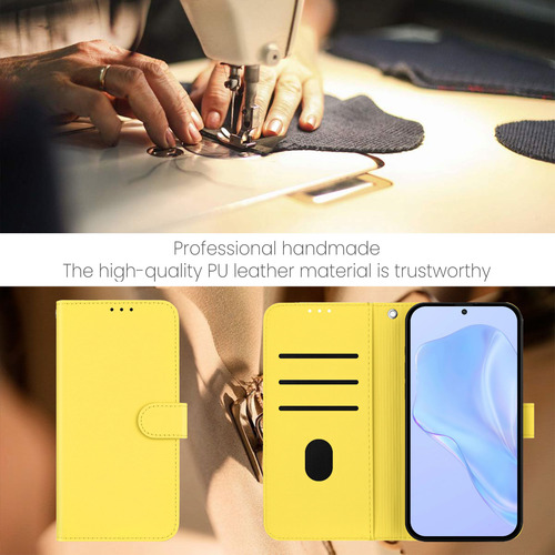 Funda Para Motorola Edge 50 Fusion-kickstand, Ranuras Tipo Cartera, A Prueba De Golpes, Piel Mate, Cartera De Piel