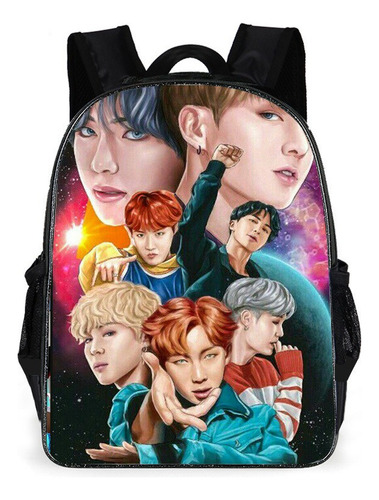 Mochilas Escolares Bts Bulletproof Para Niños