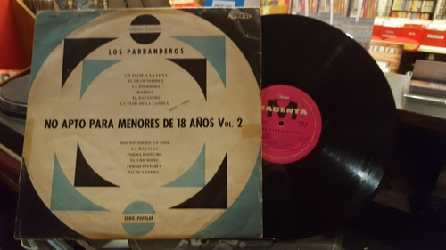 Los Parranderos No Apto Para Menores De 18 Años 2 Vinilo Vg+