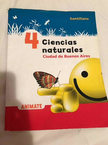 Libro Ciencias Naturales 4 . Santillana Excelente Estado.