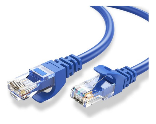 Cable De Red Rj45 Cat5e  2mts Azul