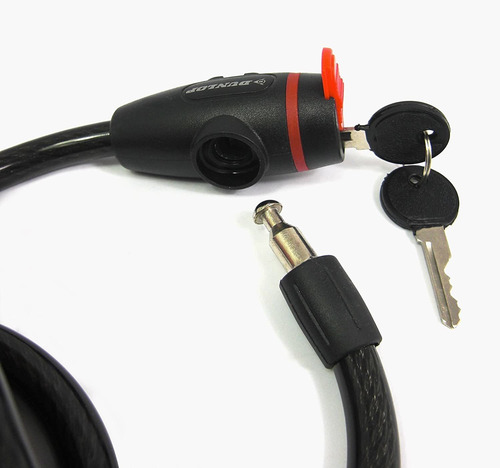 Tranca Candado Bicicleta Moto Linga Cable Dunlop 180cm 12mm