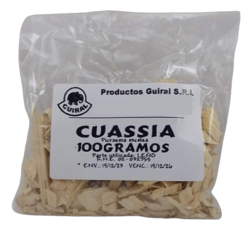 Hierba Cuasia Amarga Deshidratada Pediculosis Guiral X 100 G