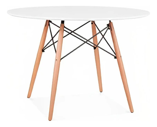 Mesa Eames 80cm Redonda - Blanca