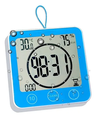 Reloj De Ba o Impermeable Y Temporizador Para Ducha Reloj