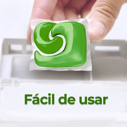 Imagen 4 de 10 de Detergente Lavavajillas Cascade Capsulas Caja Plástica X 60u