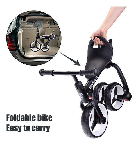 Triciclo 4 En 1 Para Niños Pequeños De 2 A 5 Años, Triciclos