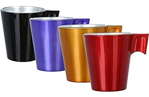 Pack Taza Luminarc Flashy Longo 220 Cc X 4