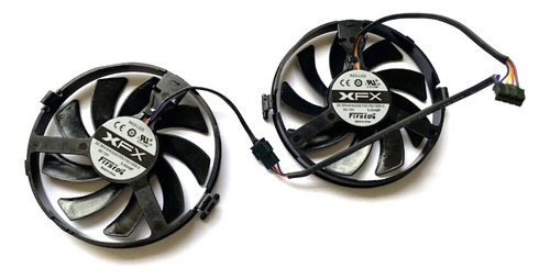 2 Kipas Pendientes En Fdc10u12s9-c Ganti Rx460 For Xfx