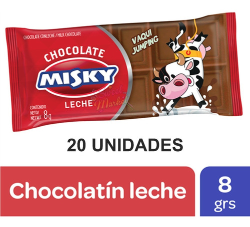 Chocolatin Misky X20u Tipo Georgalos - Oferta Sweet Market