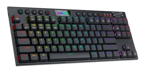 Teclado Mecanico Redragon K621 Horus Tkl Sw Red Rgb Wireless