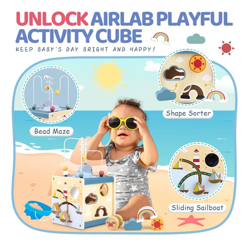 Cubo Actividades Bebe 1 Año Regalos, Juguetes
