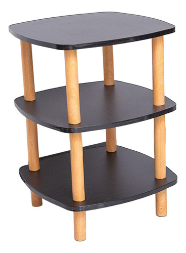 Mesa Auxiliar Pequeña Para Sofá,mesa Para Bebidas De Negro