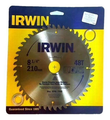 Disco 8-1/4 40t Irwin V363018la Irwin