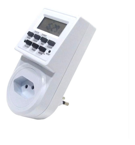 Timer Digital Lcd Programável Temporizador Tomada Bivolt