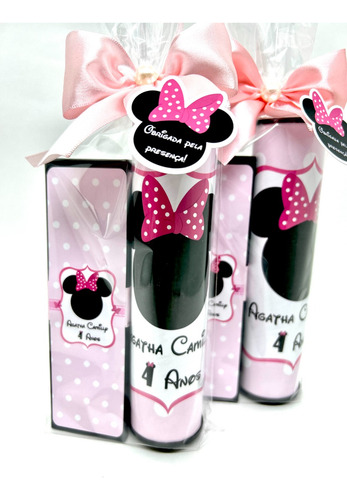 Lembrancinha Personalizada Domino Pega Vareta Minnie 25 Un