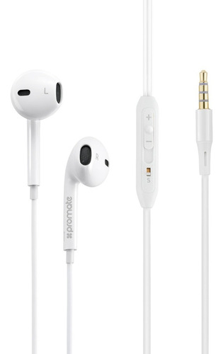 Auriculares Manos Libres Con Microfono Control Vol Wh 