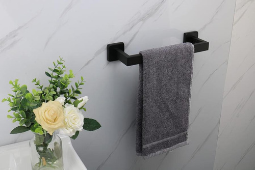 Tocten Toallero De Baño - Base Cuadrada Espesar Barra De Toa