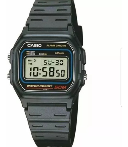 Reloj Casio W-59 Digital Sumergible 50m Luz Cronometro